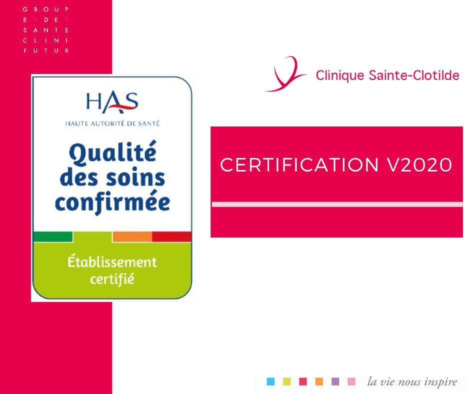Certification V2020 Has - Clinique Saint clotilde