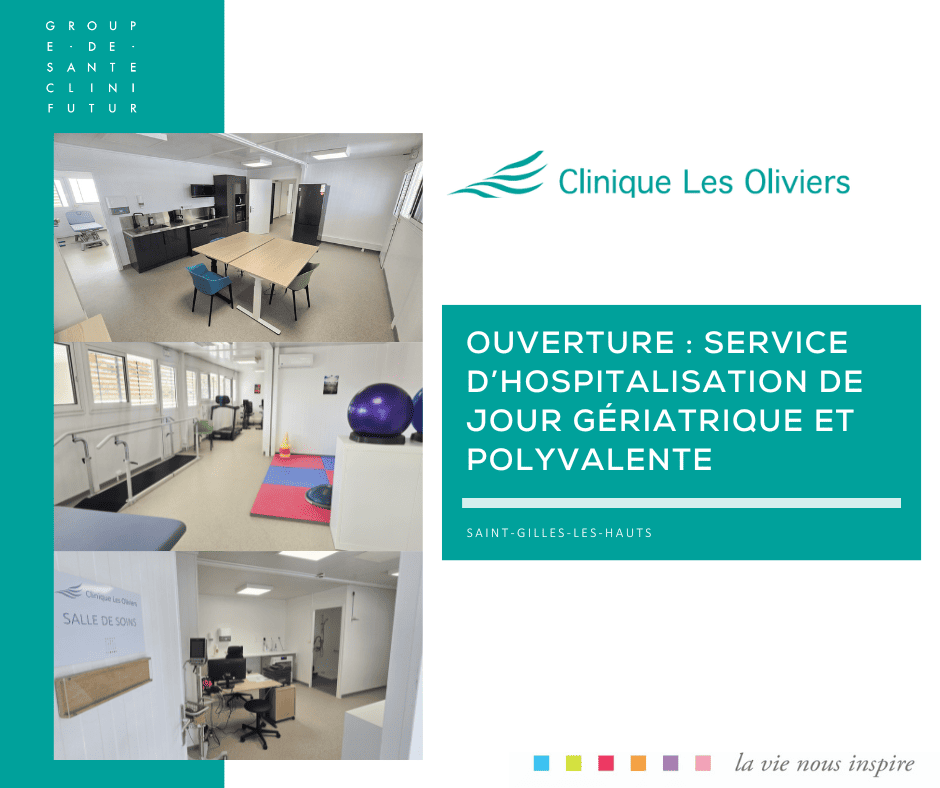 Nouvelle Hospitalisation de Jour gériatrique à la Clinique Les Oliviers