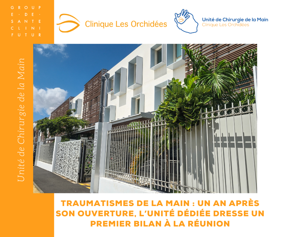 Chirurgie de la main à La Réunion : bilan après 1 an