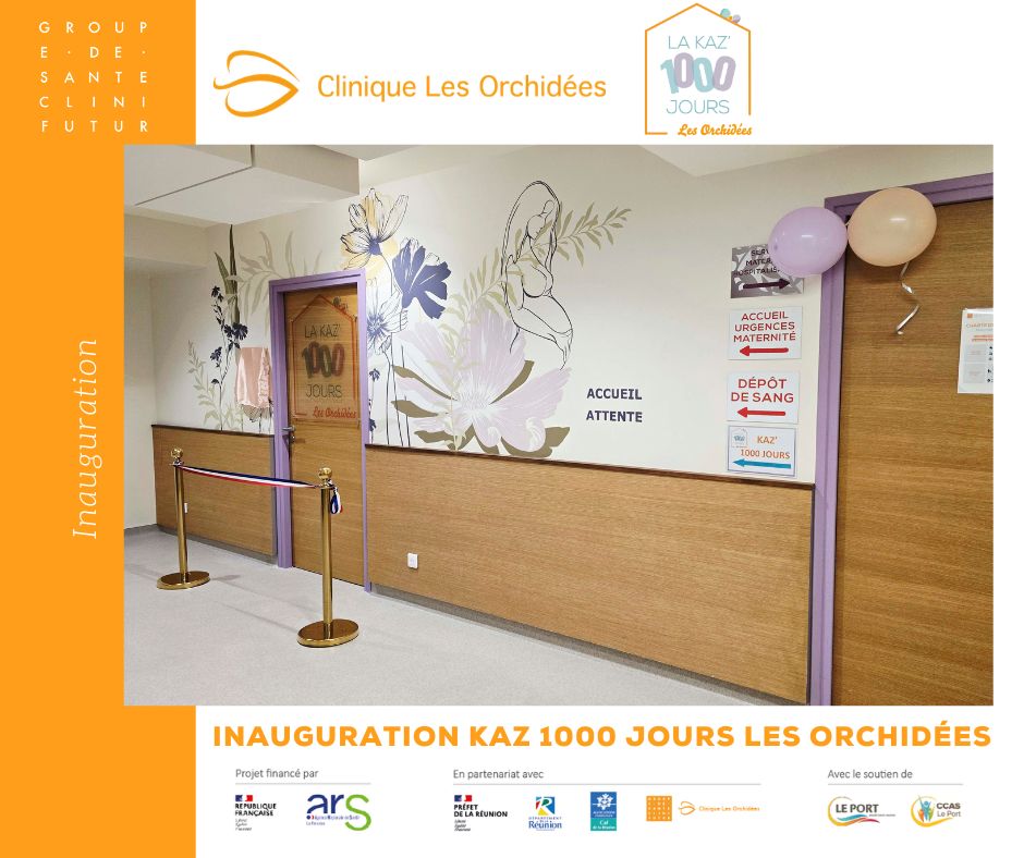 Kaz'1000 jours Les Orchidées : première Maison des 1000 premiers jours à La Réunion | Clinifutur