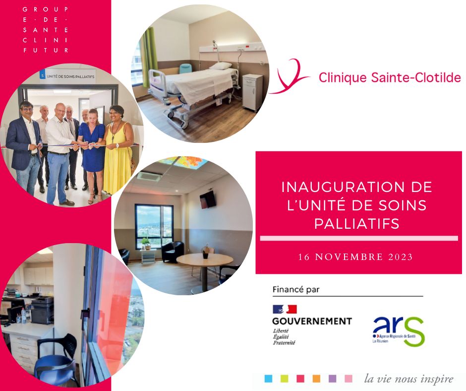 Nouvelle unité de soins palliatifs de la clinique sainteclotilde